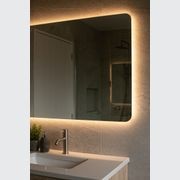 Frameless Backlit Rectangle LED & Demister Mirror gallery detail image