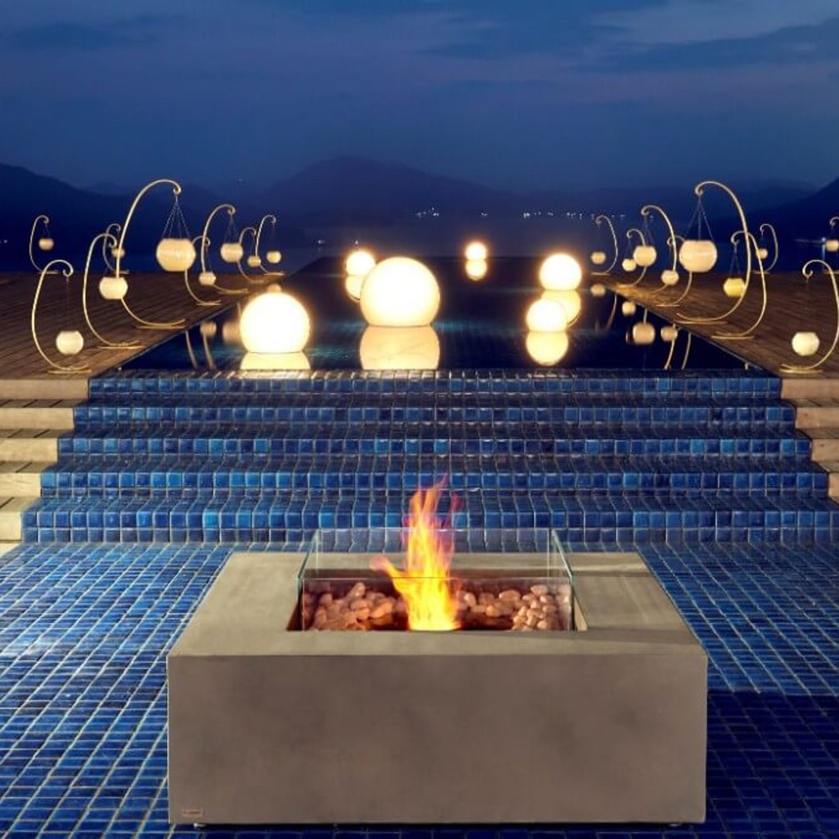 Base 40 Biofuel Outdoor Fireplace by EcoSmart+ gallery detail image