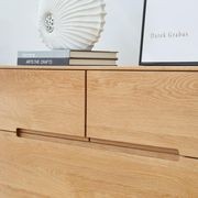 Manchester Natural Solid Oak 3+4 Chest of Drawers gallery detail image