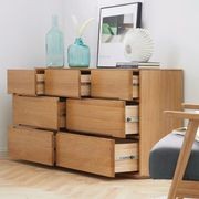 Manchester Natural Solid Oak 3+4 Chest of Drawers gallery detail image