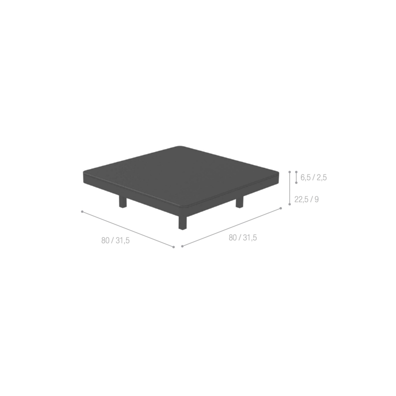 Alura Lounge Table by Royal Botania gallery detail image