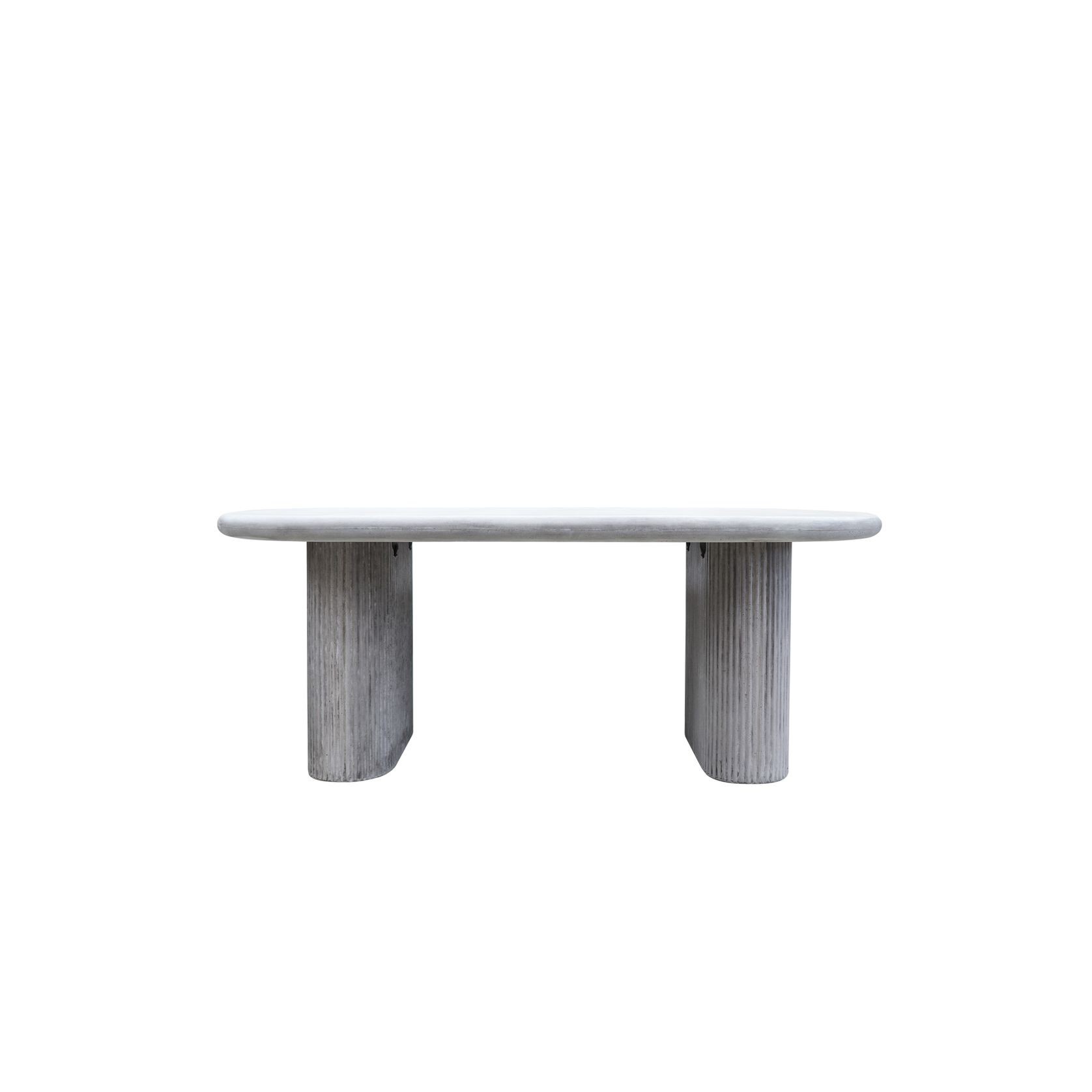 Solona Outdoor Concrete Table 200cm - Grey gallery detail image