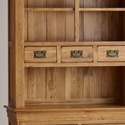 French Rustic Solid Oak Hutch Dresser gallery detail image