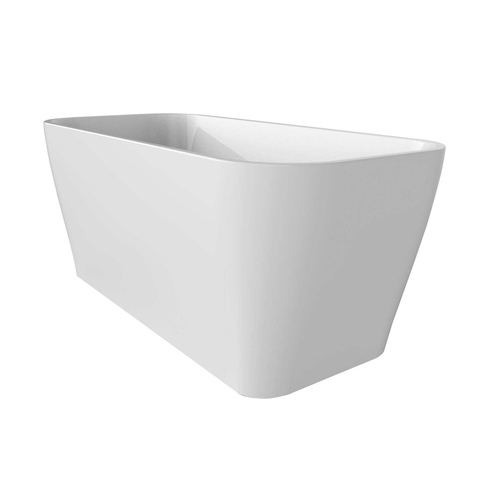 'The Smith' Bath 1500mm Free Standing Matte White gallery detail image