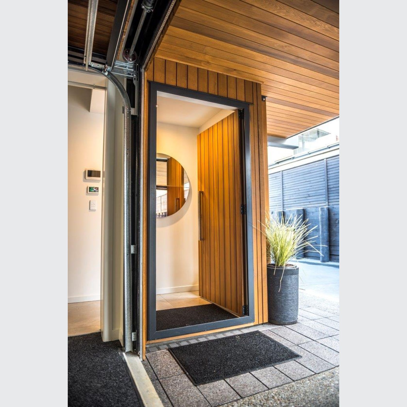 E1 Solid Timber Modern Entrance Doors gallery detail image