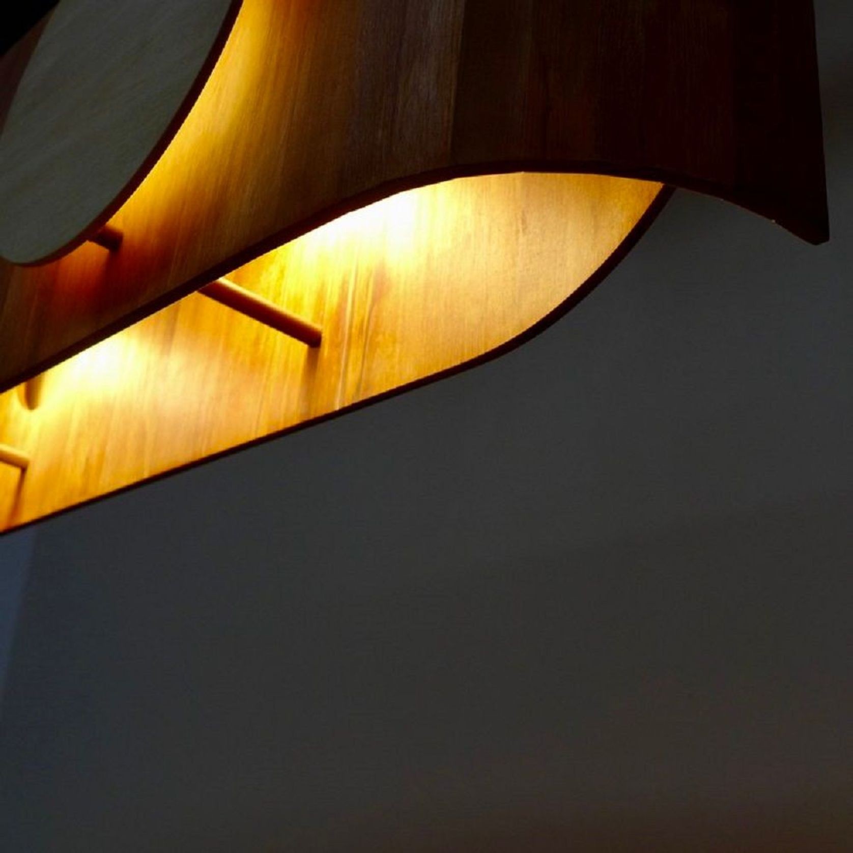 Eclipse Wood Shade Light gallery detail image