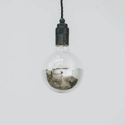 G125 LED Filament Light Bulb (Silver Cap) gallery detail image