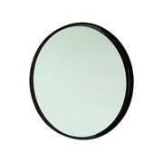 700mm Matte Black Round Mirror gallery detail image