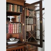 English Astral Glazed Breakfront Bookcase gallery detail image