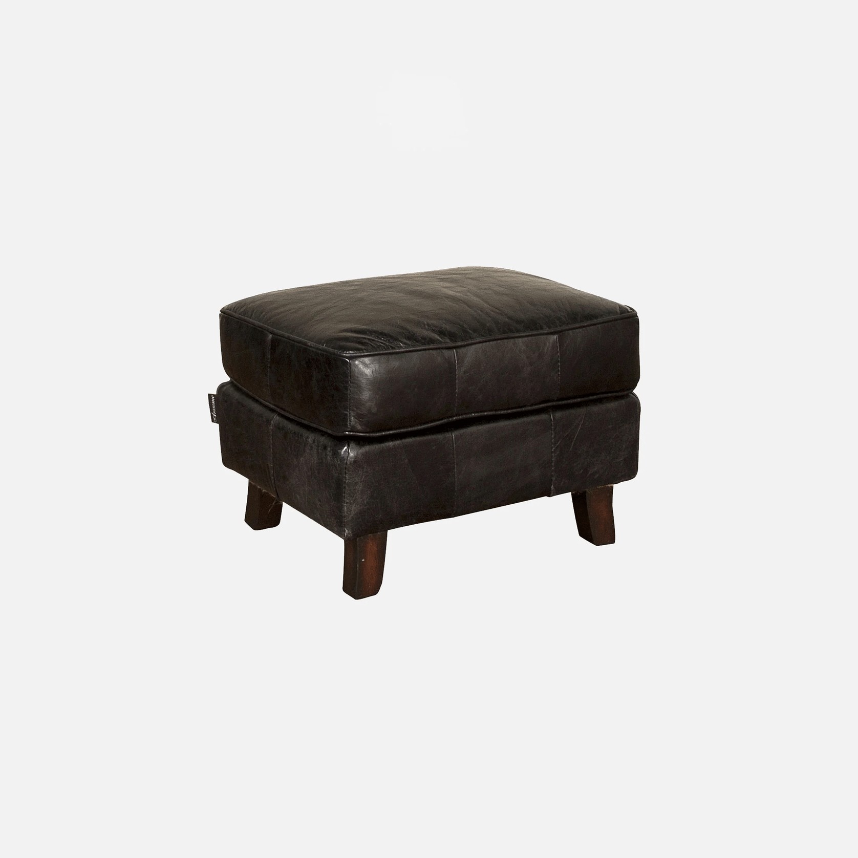 Clyde Ottoman | Black gallery detail image