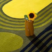 Orla Kiely Striped Tulip Rug - Seagrass | 100% Wool Designer Floor Rug gallery detail image