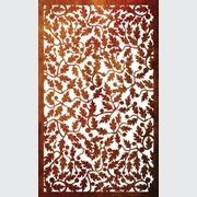 Decorative Laser Cut Privacy Screen  -The Flame Vine gallery detail image
