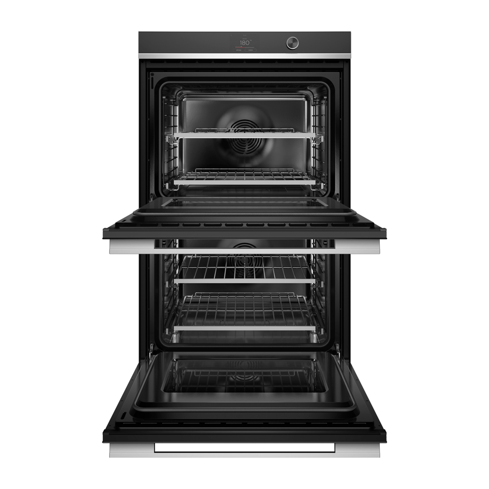 Stainless Steel Double Oven, 76cm, 17 Function, Self-cleaning gallery detail image