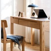 Humbie Solid Oak Study Desk gallery detail image