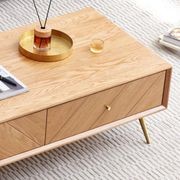 Parquet Solid Oak Coffee Table gallery detail image