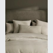 Ravello Linen Quilt Cover - Sage | Weave Home Bed Linen gallery detail image