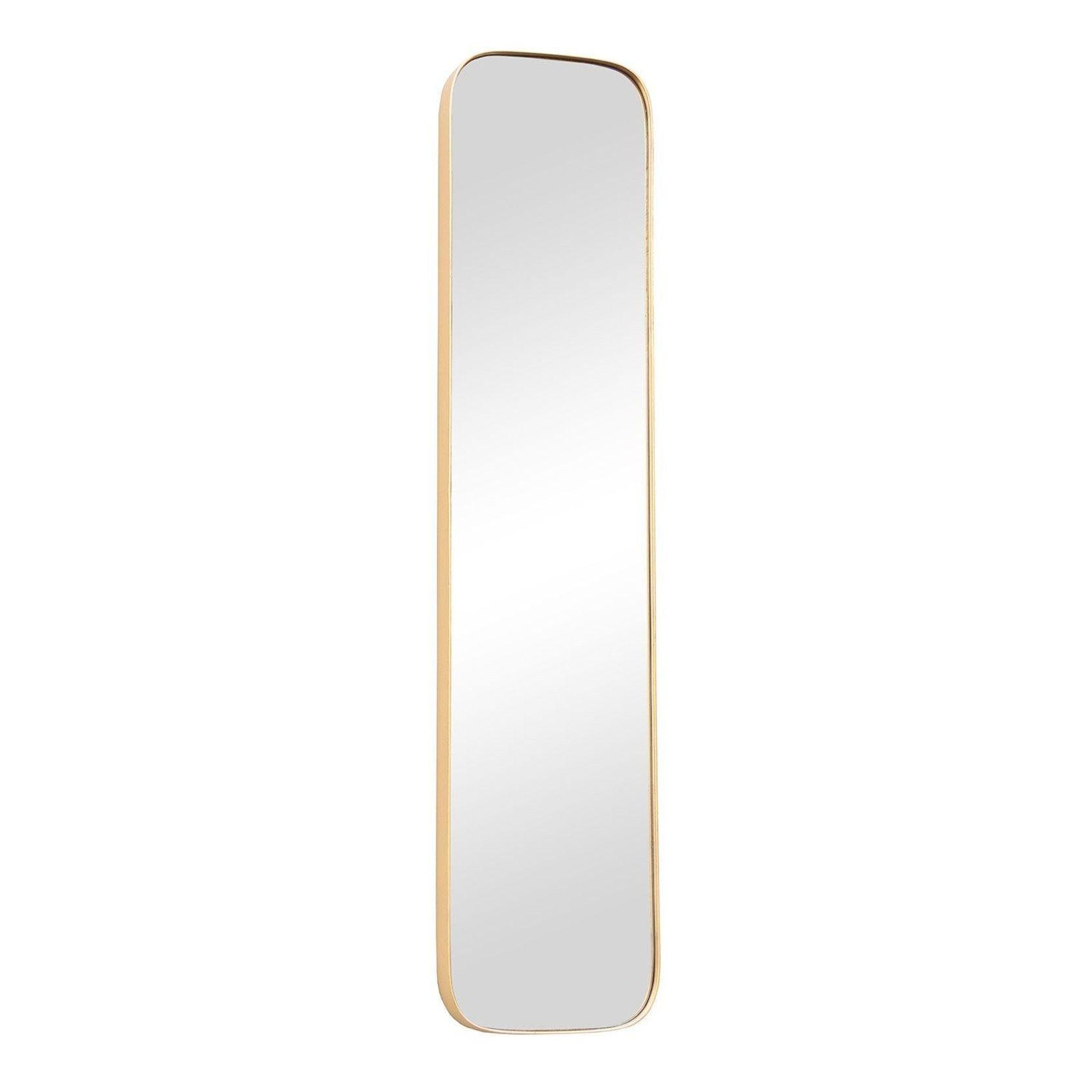 Rounded Dress Mirror 1010 X 230Mm Gold gallery detail image