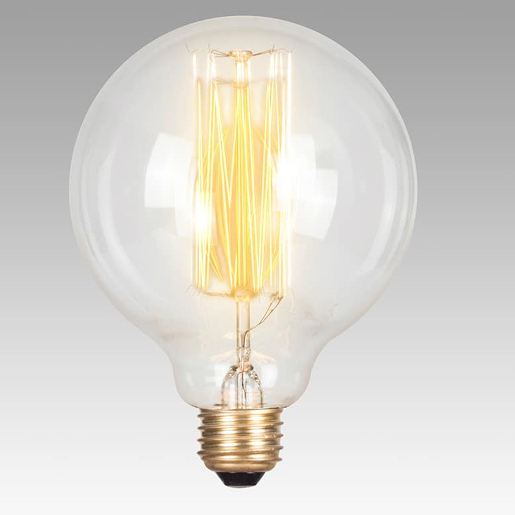 Vintage Filament Bulb - Edison 125 (Round) gallery detail image
