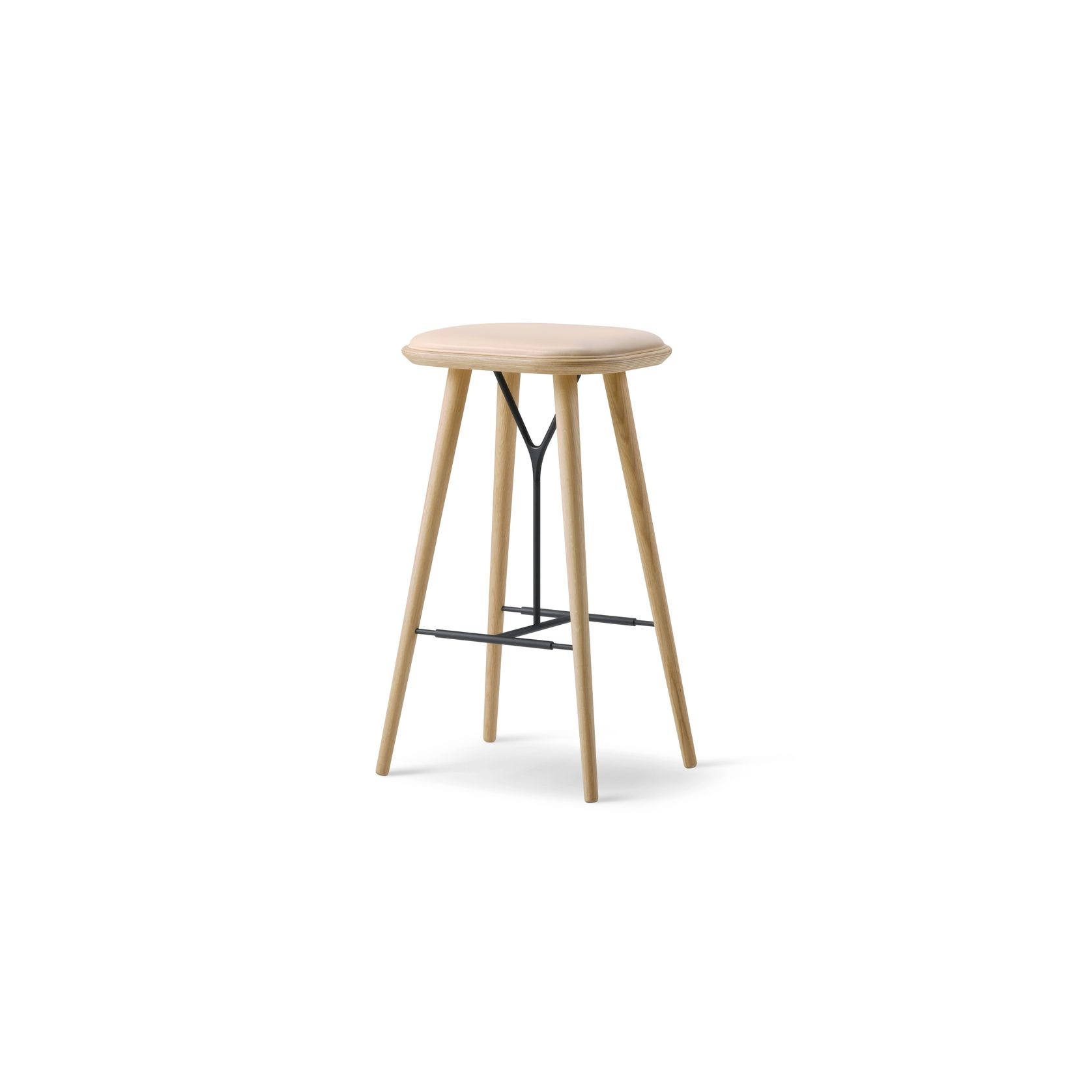 Spine Wood Stool Oak by Fredericia gallery detail image