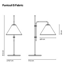 Funiculi Fabric Table Lamp gallery detail image