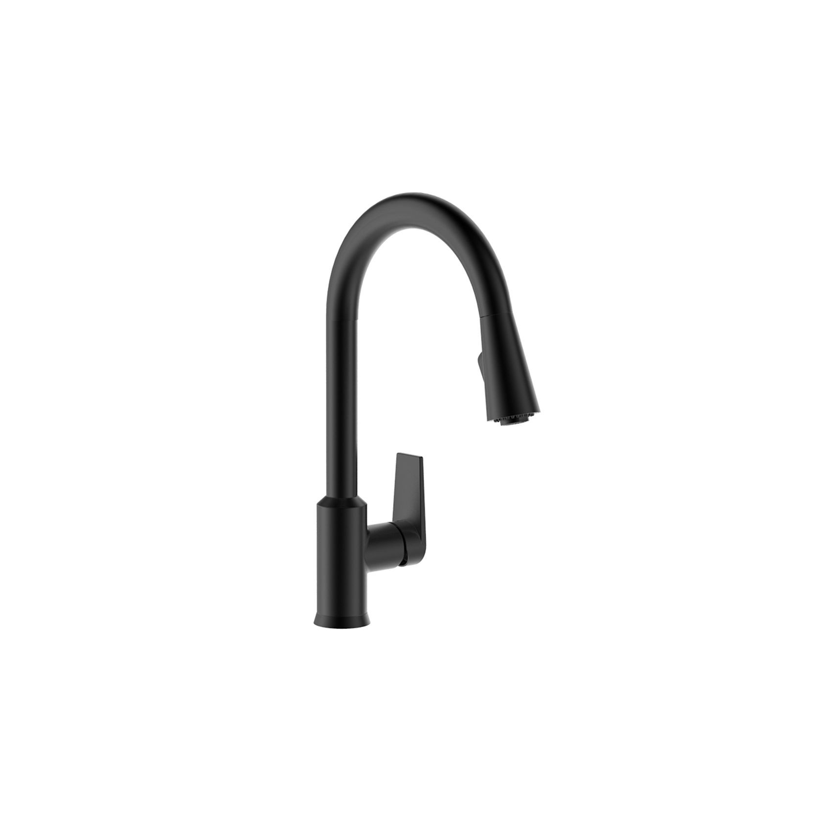Taut Matte Black Pull Out Spray Kitchen Mixer gallery detail image