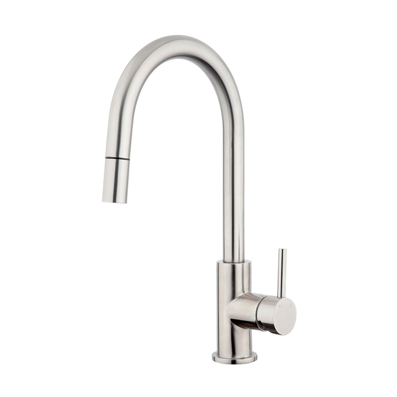 Stainless Gooseneck Minimal Pull Out Sink Mixer gallery detail image