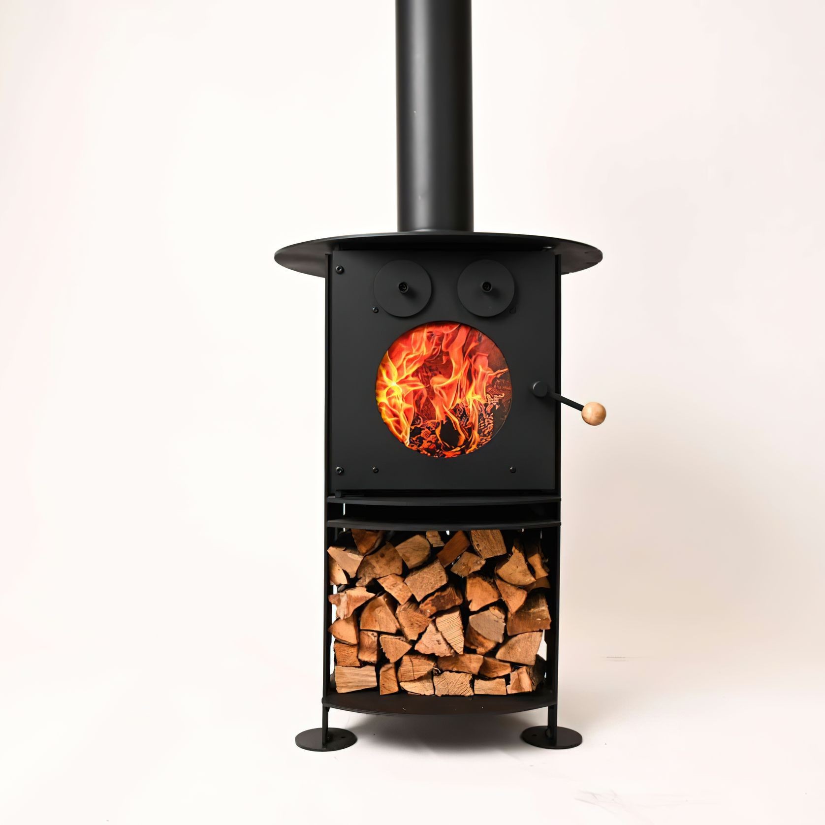 Warmington Studio Oh-Ah Wood Fireplace gallery detail image