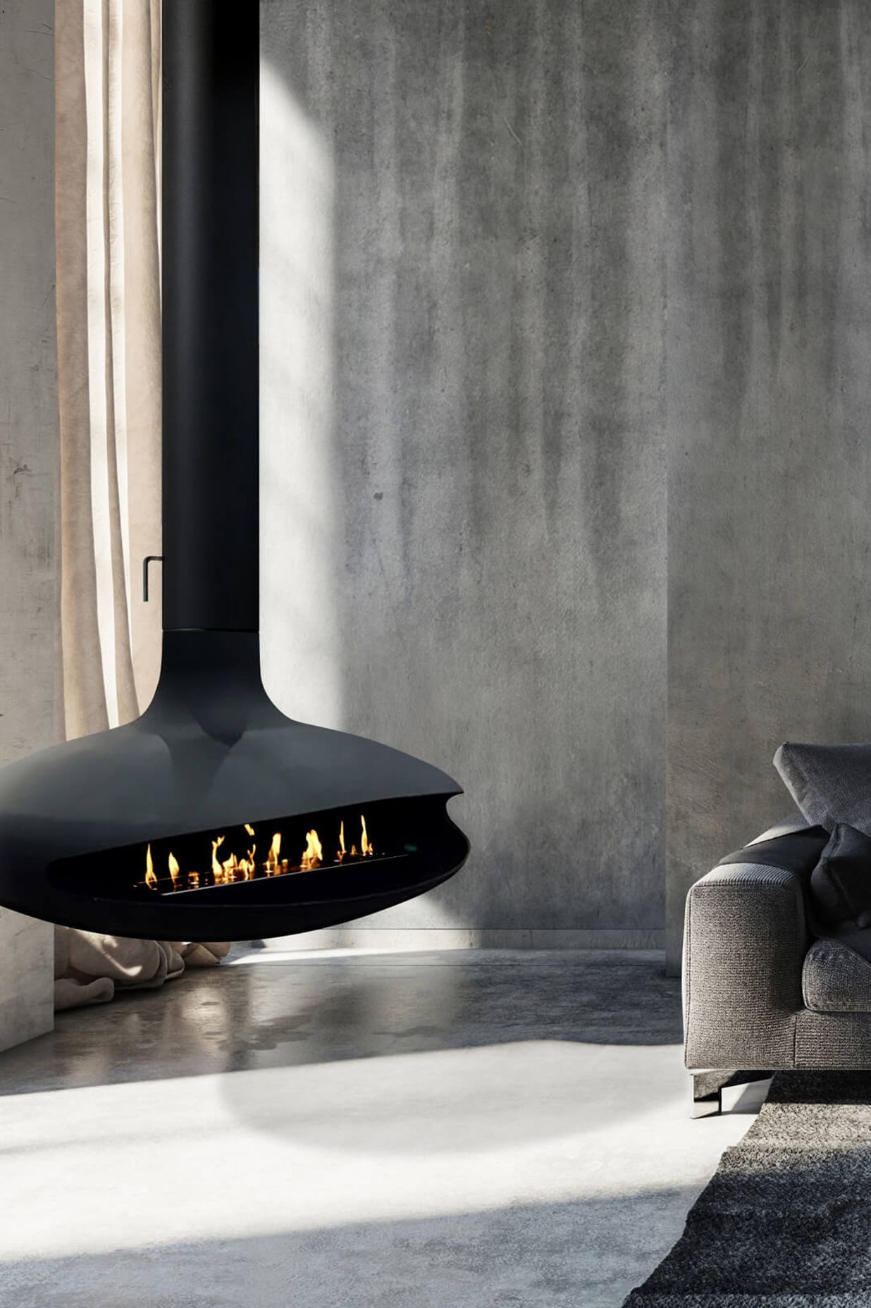 The Suspended Fire Naked Flame