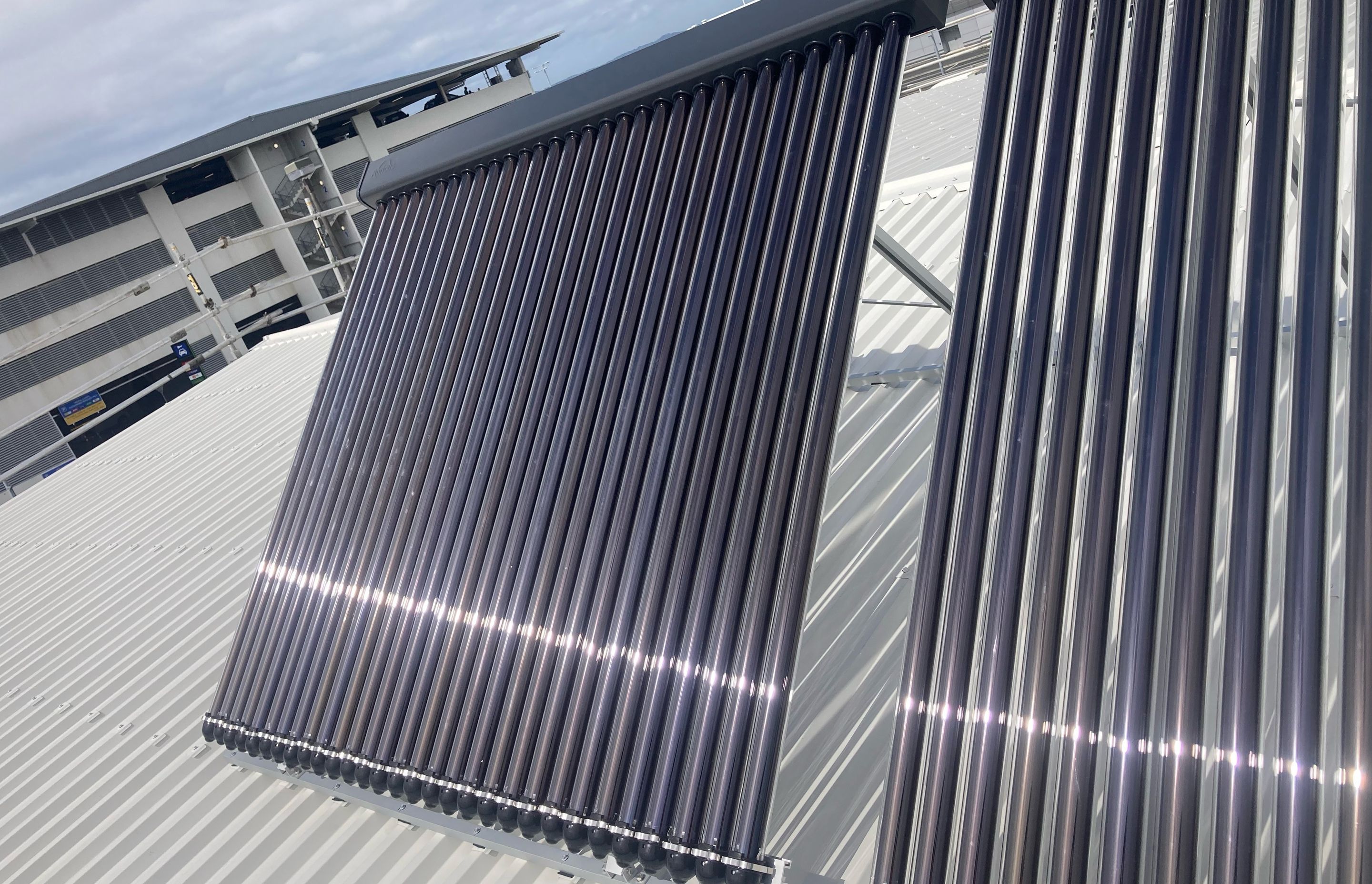 Auckland Airport Transitional Waste Facility By Apricus Eco Hot Water