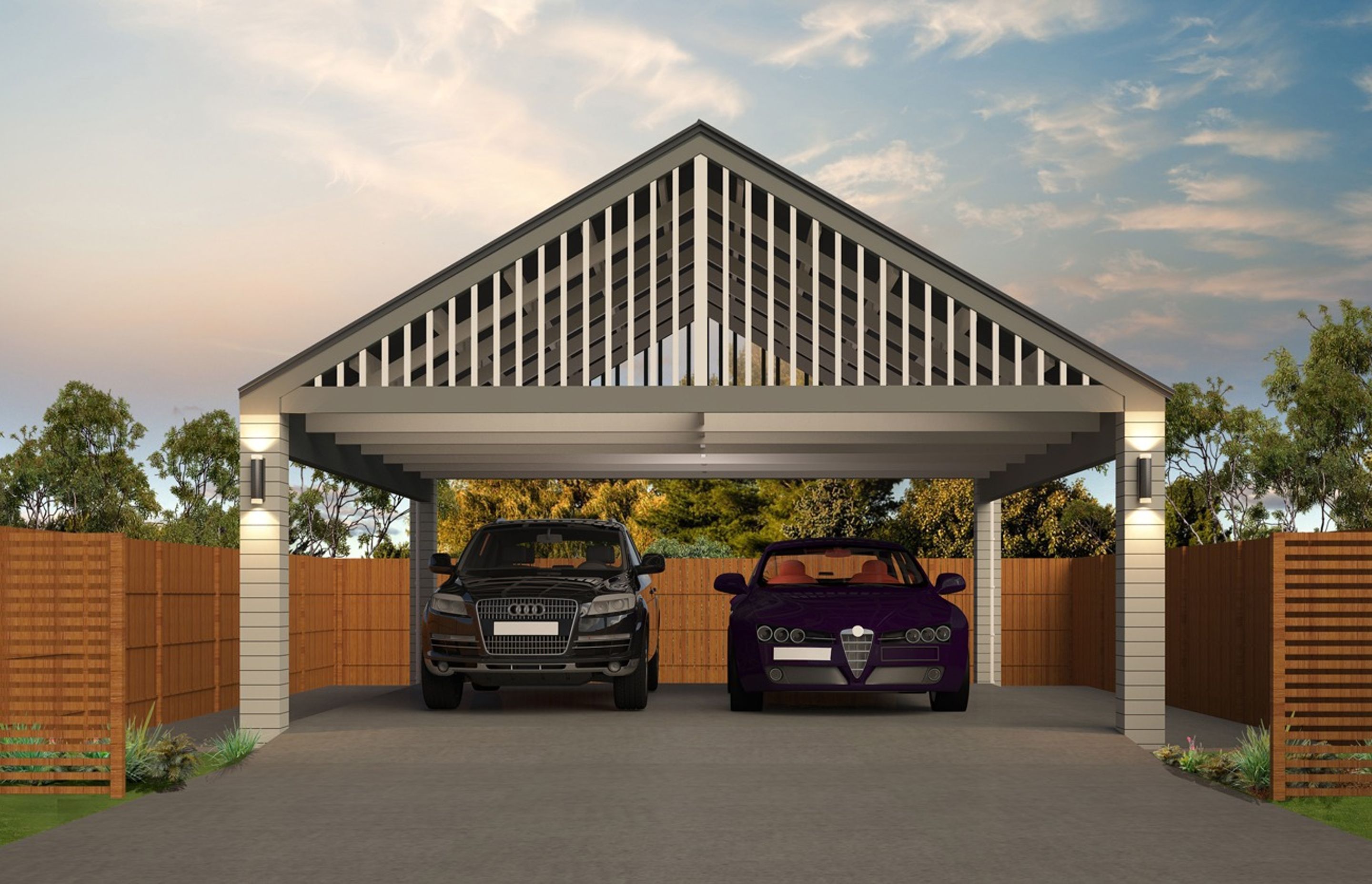 Double Carports By Hybrid Build Archipro Nz