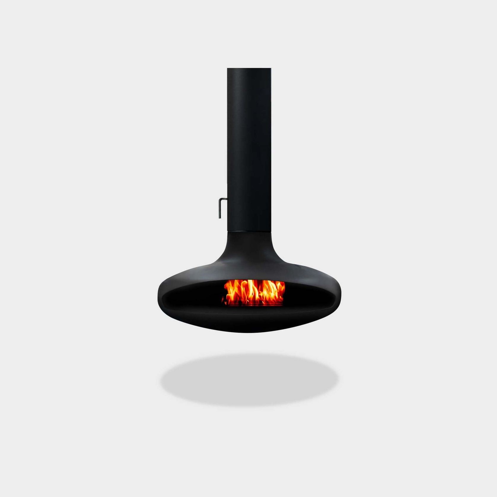 Naked Flame Curve 90 Suspended Fireplace ArchiPro NZ