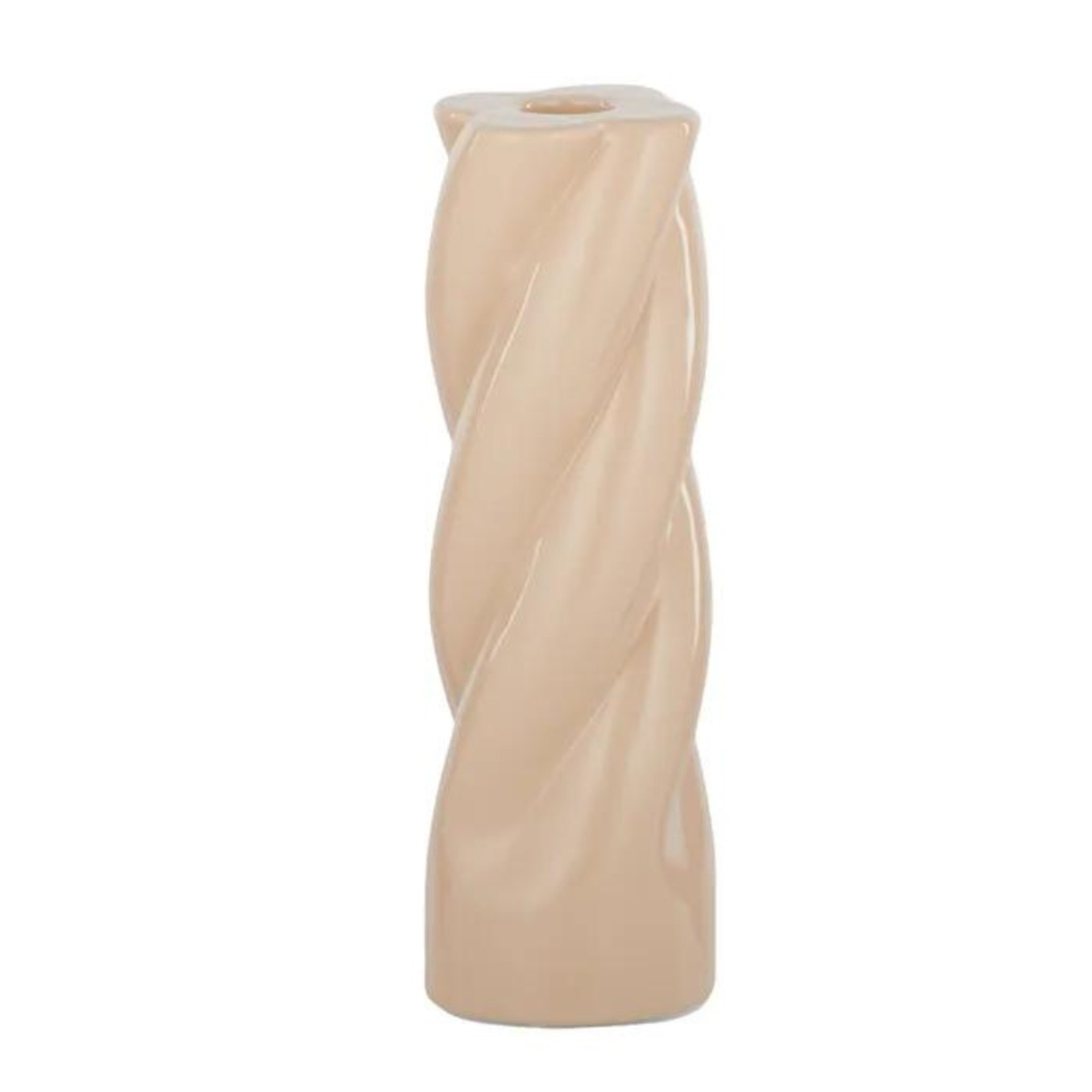 Twister Ceramic Candle Holder Nude ArchiPro NZ