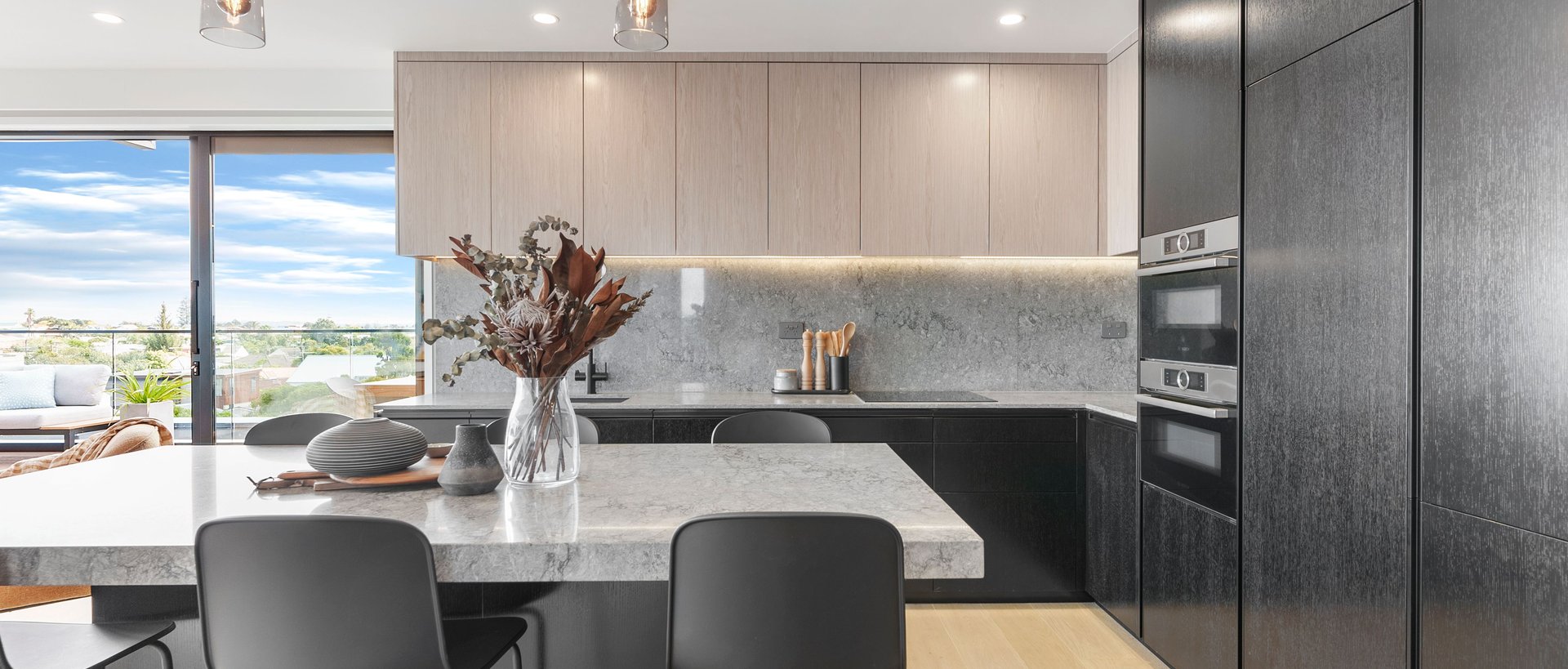 Pt Chevalier Apartment Kitchen By Honour Creative Archipro Nz