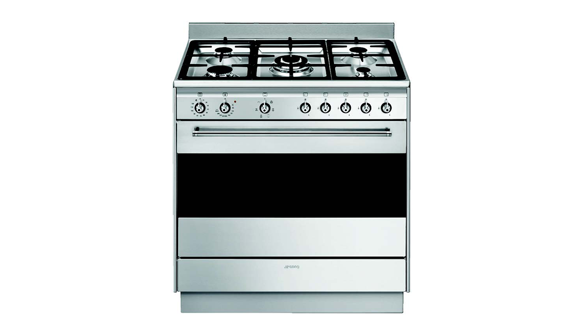 smeg fs9010xs 90cm freestanding cooker