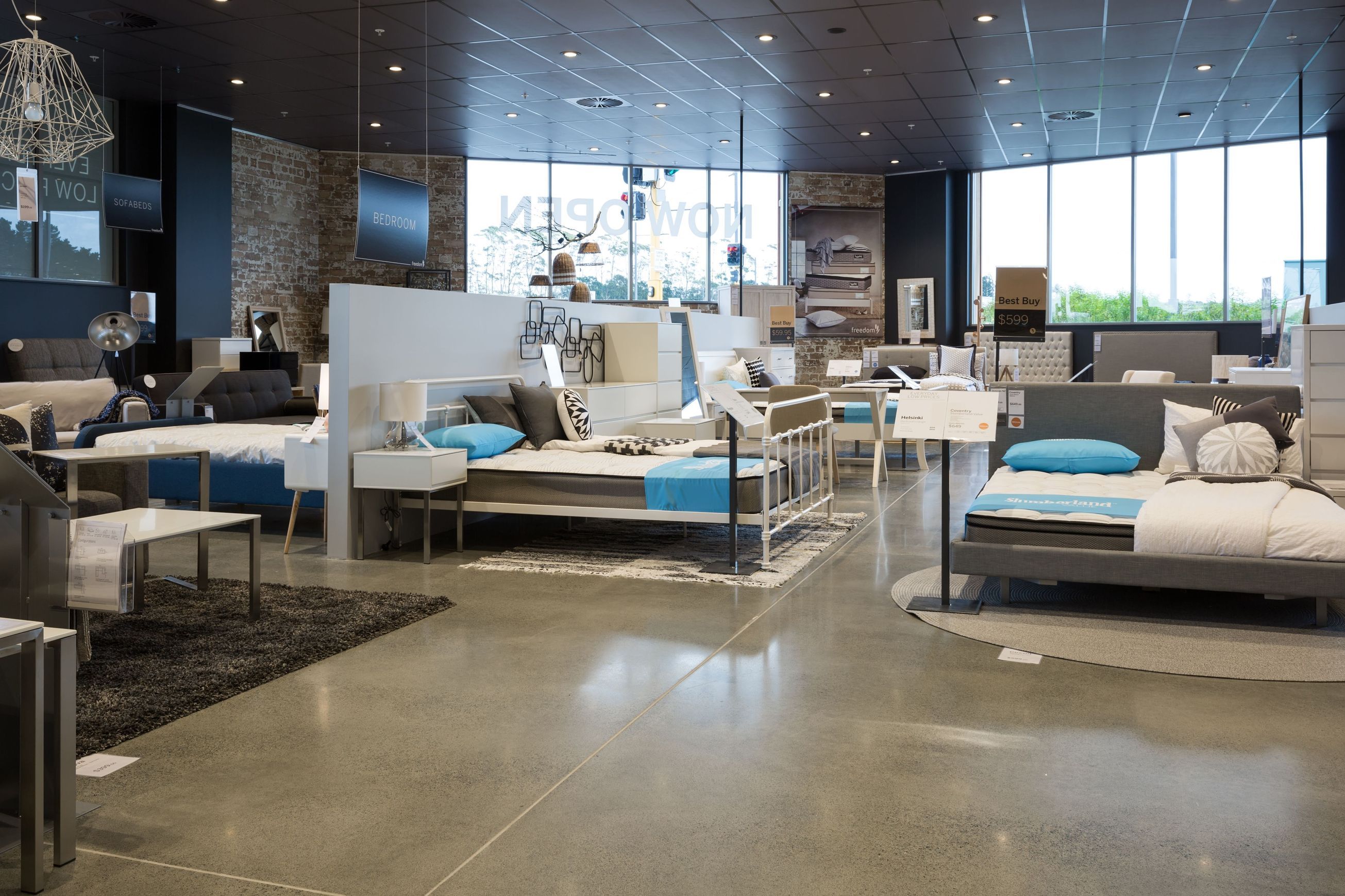 Standard Finish Polished Concrete Floors - Beach House Range