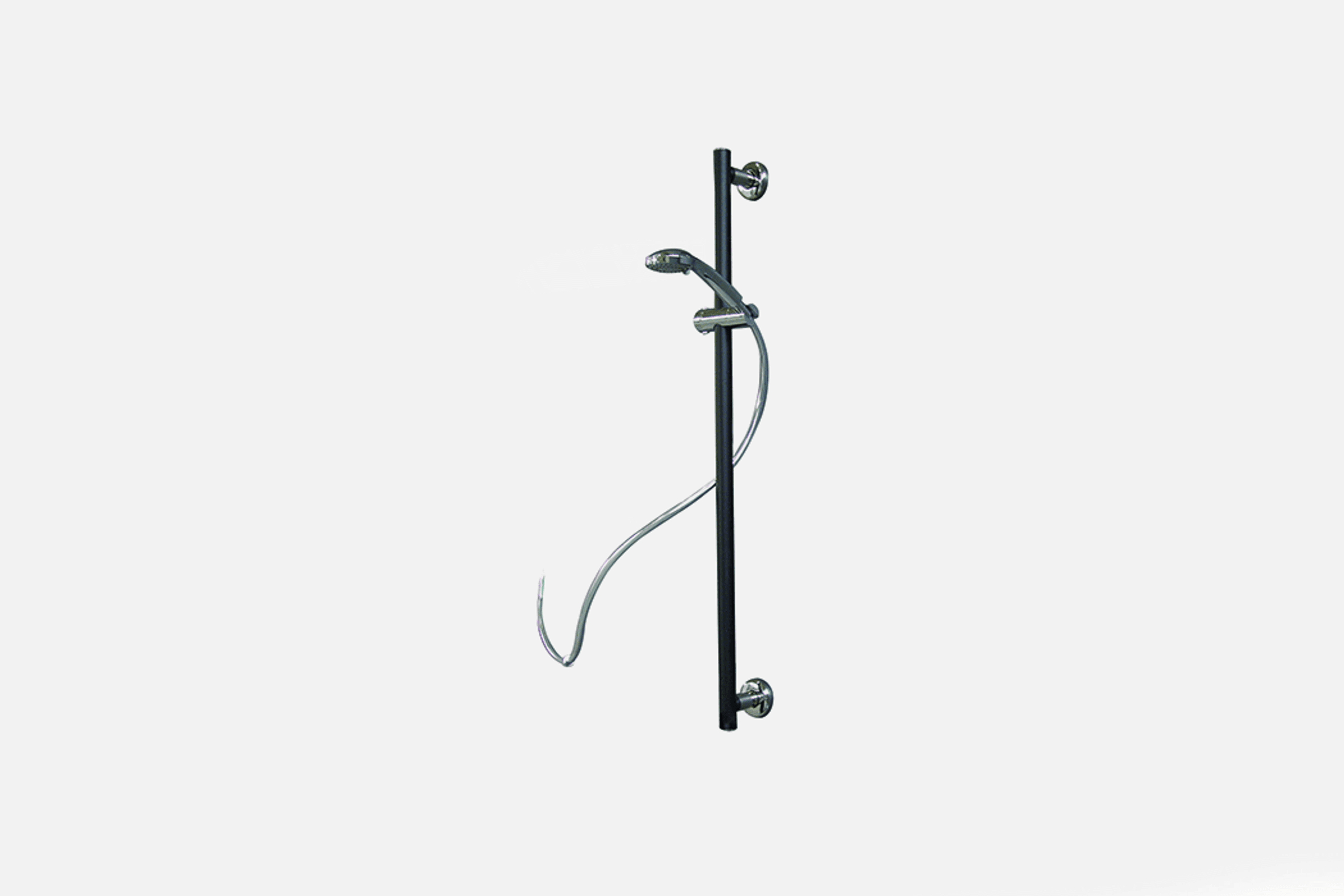 Inox handrail with sliding rail shower by GOMAN LEO-X030/65