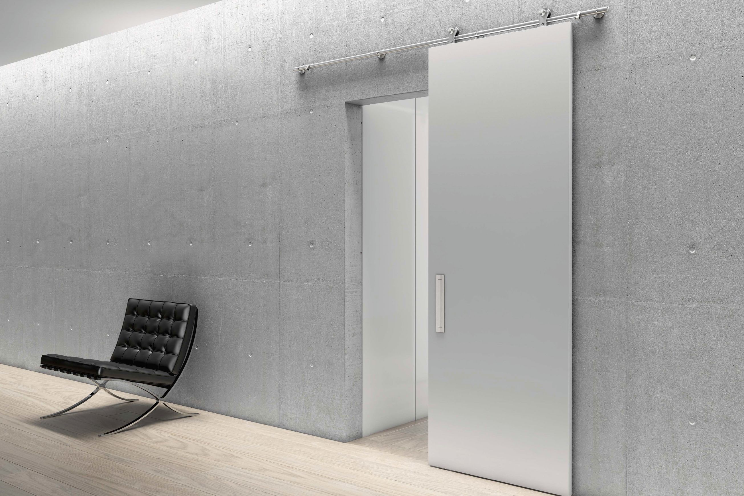 Sliding Door System for Wooden Doors