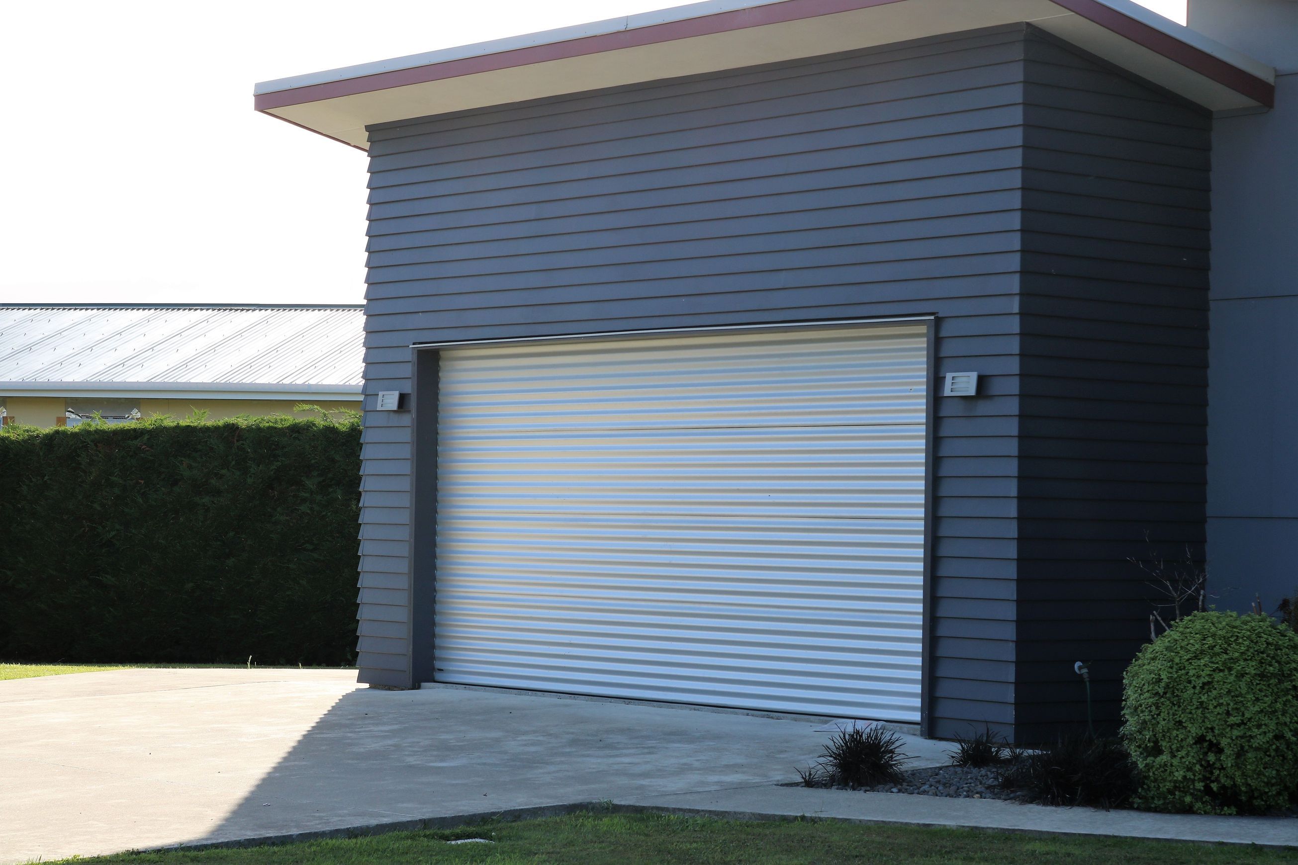 Corrugated Iron Sectional Garage Door