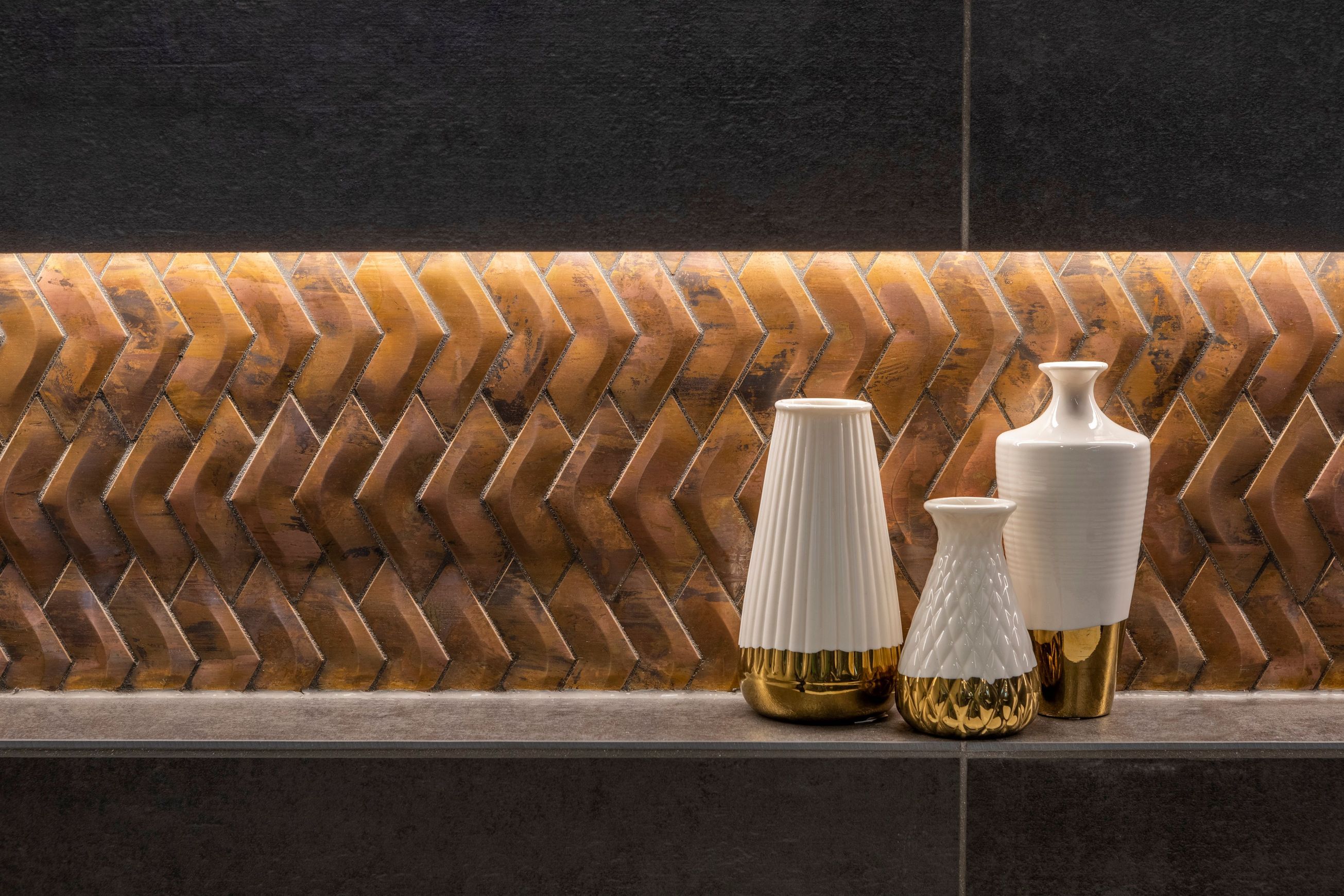 Vee Mosaic Wall Tiles