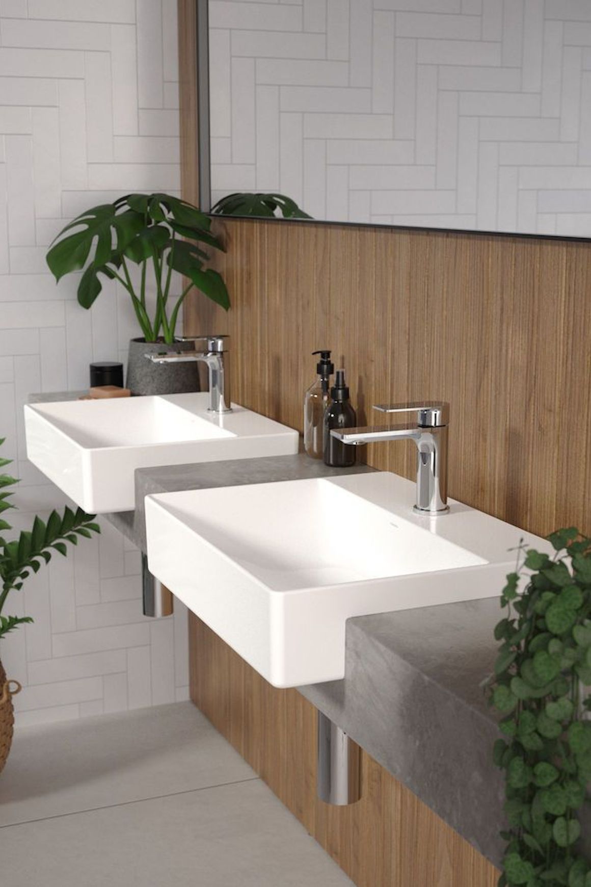 Urbane II Semi Recessed Basin 1TH NOF