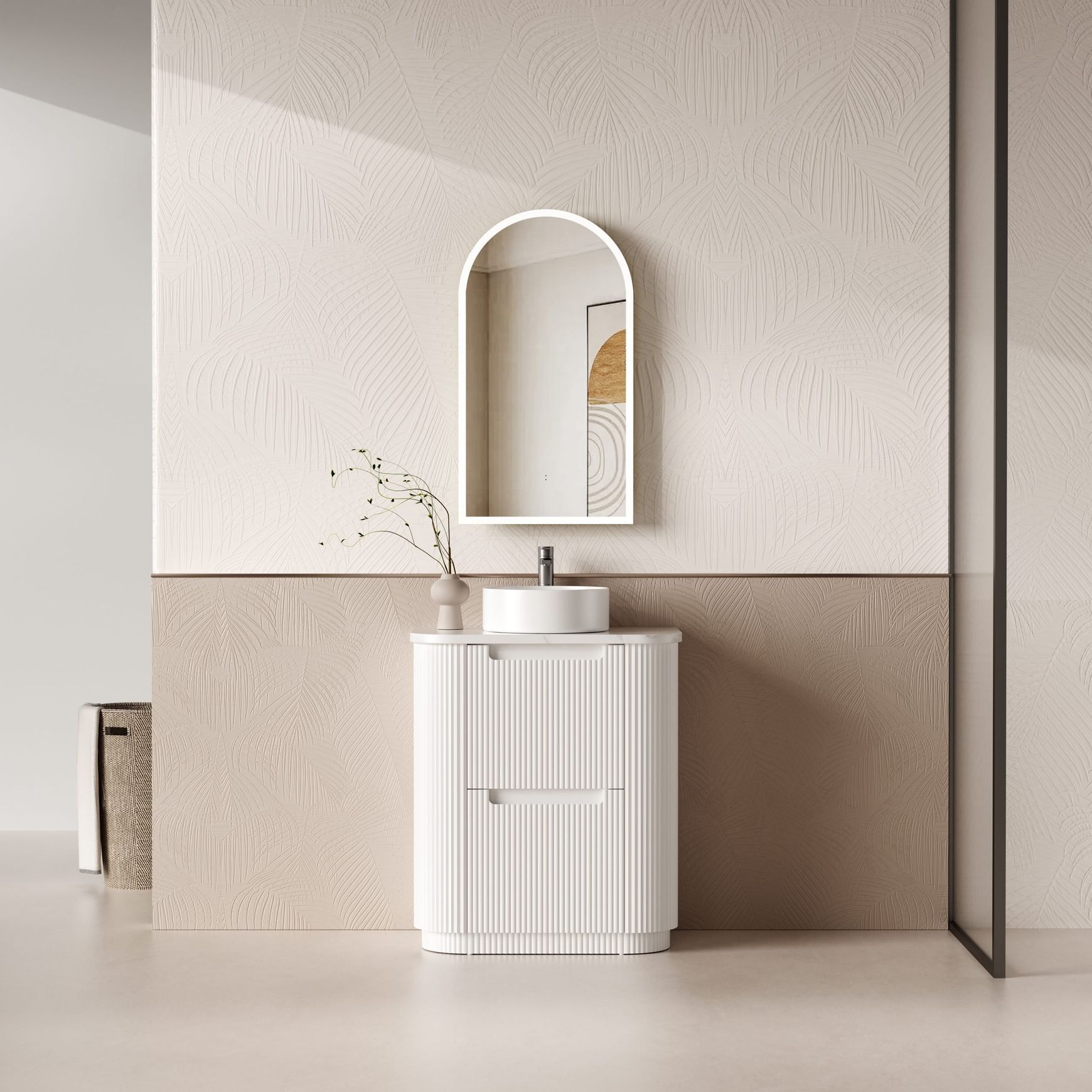 Aulic Curva Floor Standing