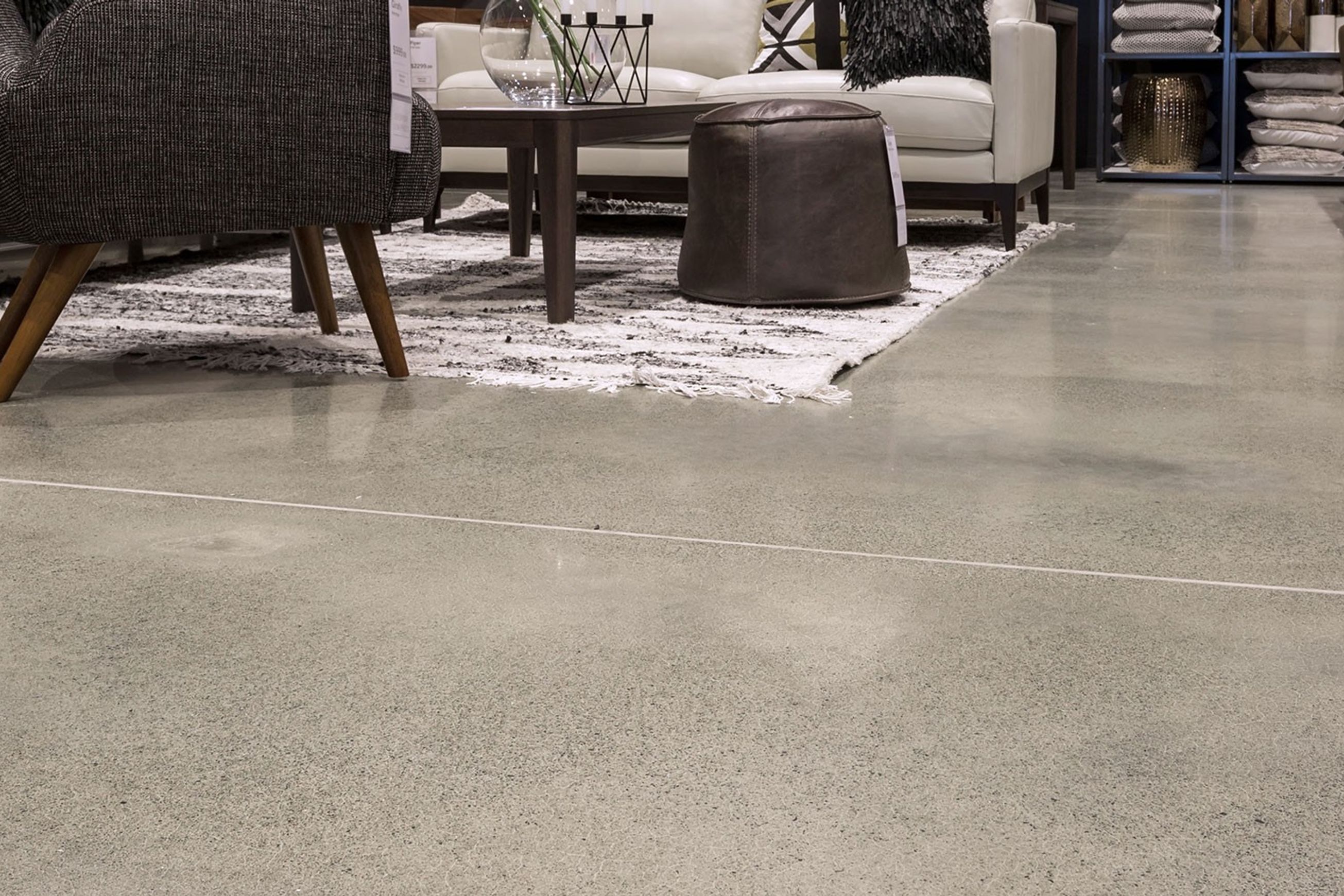Polished Concrete Flooring - Beach House (Light Exposure)