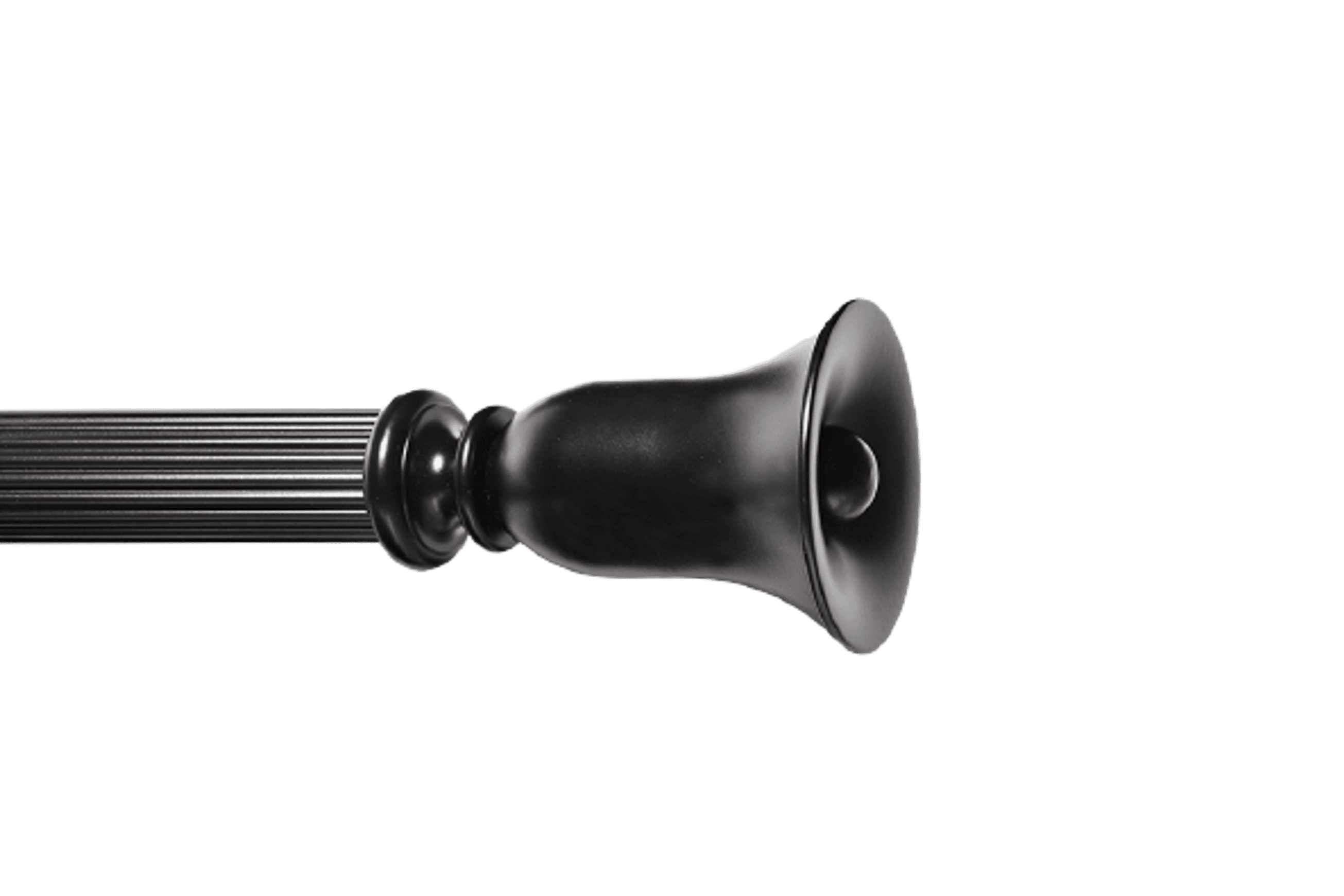 Tulip Finial 40mm Reeded Rod