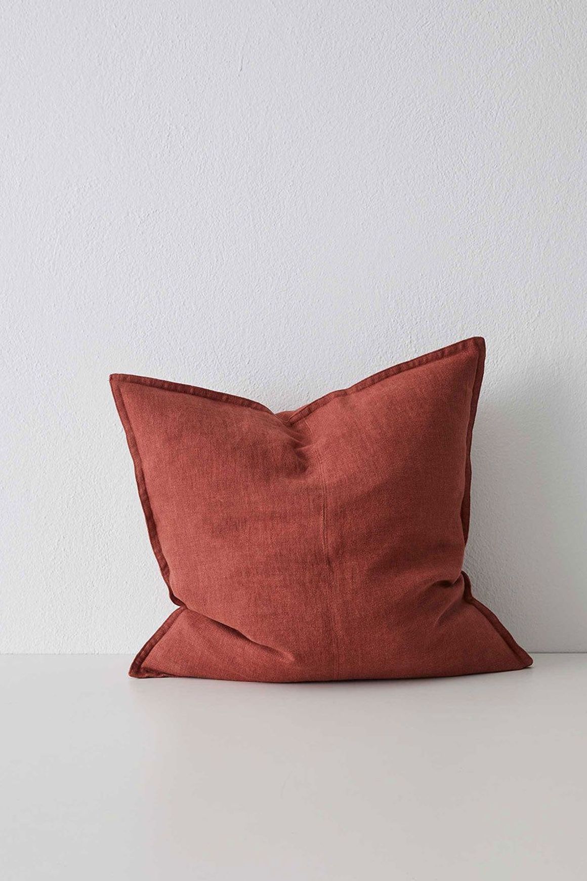 Weave Home European Linen Como Cushion - Sienna | Three Sizes