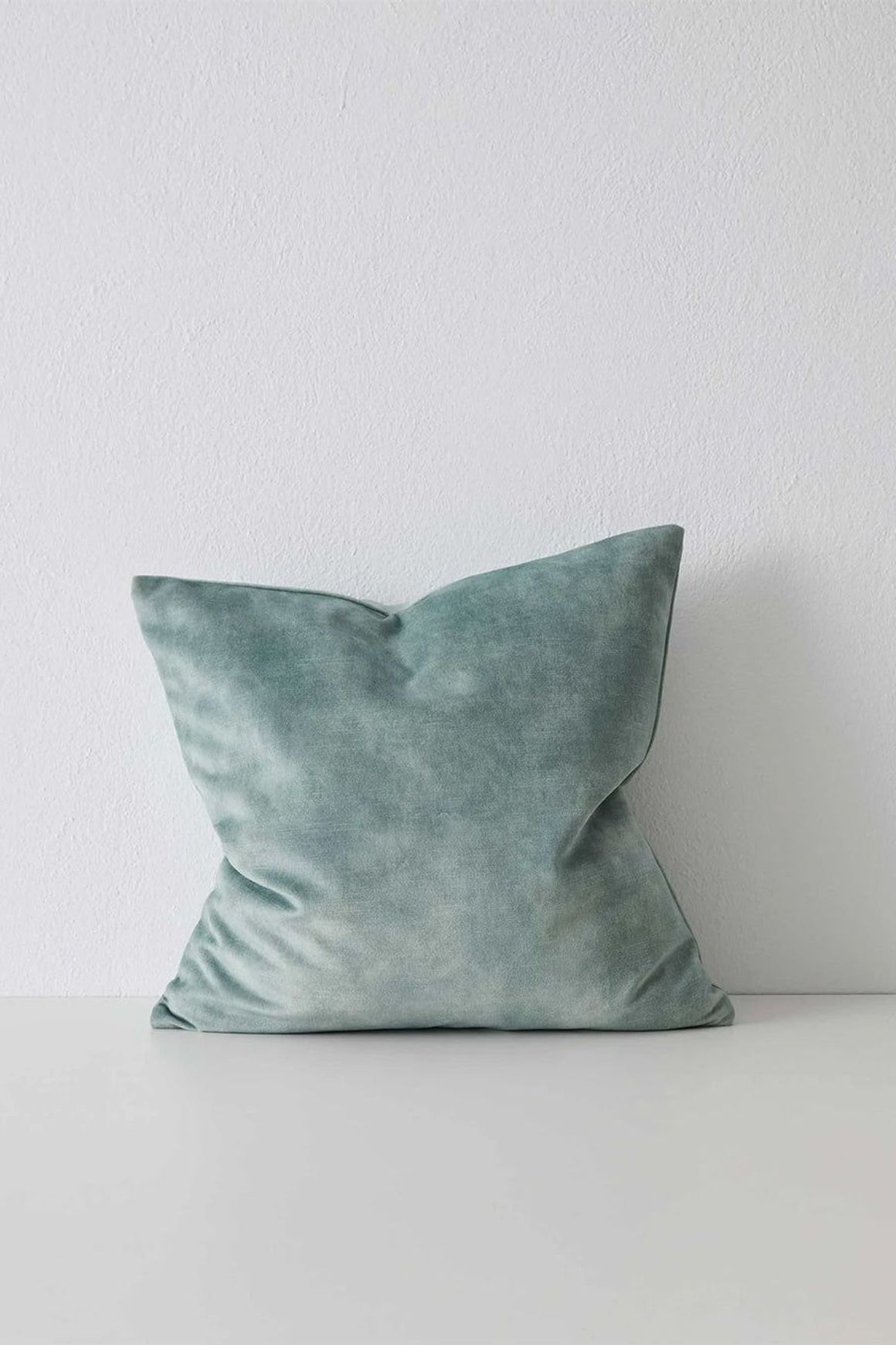 Weave Home Ava Velvet Cushion - Seaglass | 50 x 50cm