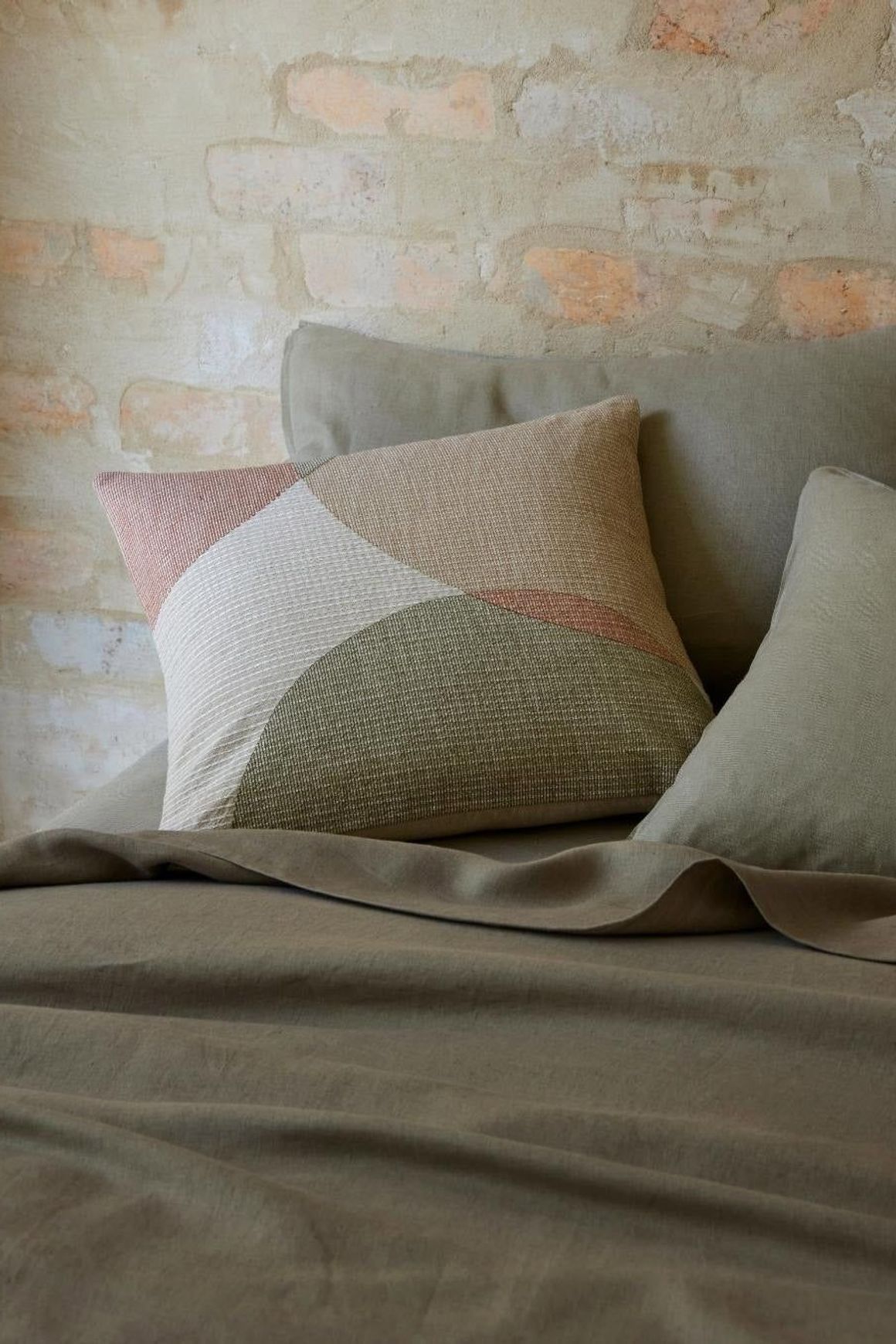 Ravello Linen Quilt Cover - Caper | Weave Home Bed Linen