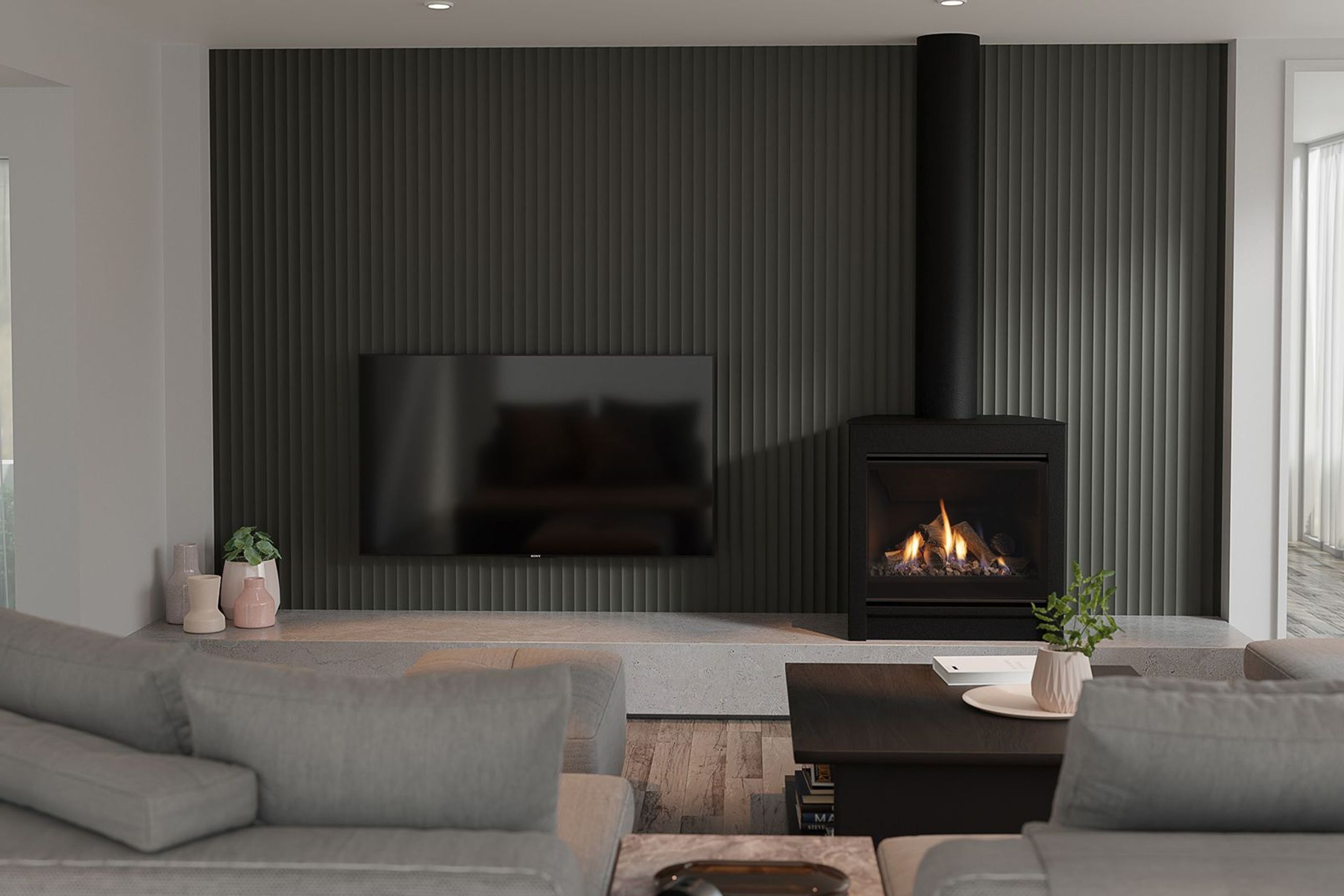 Escea DFS730 Freestanding Gas Fireplace