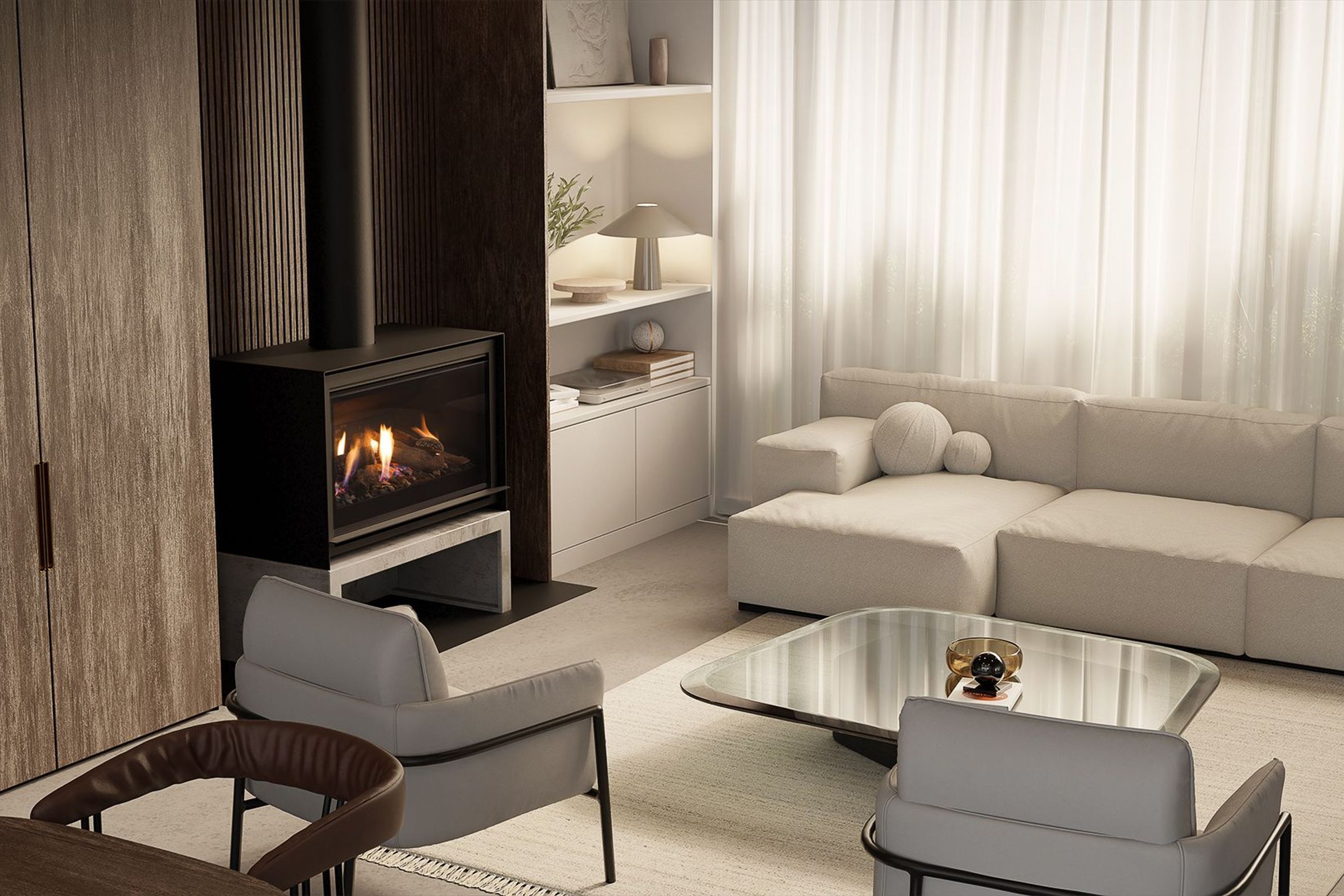 Escea DFS940 Freestanding Gas Fireplace
