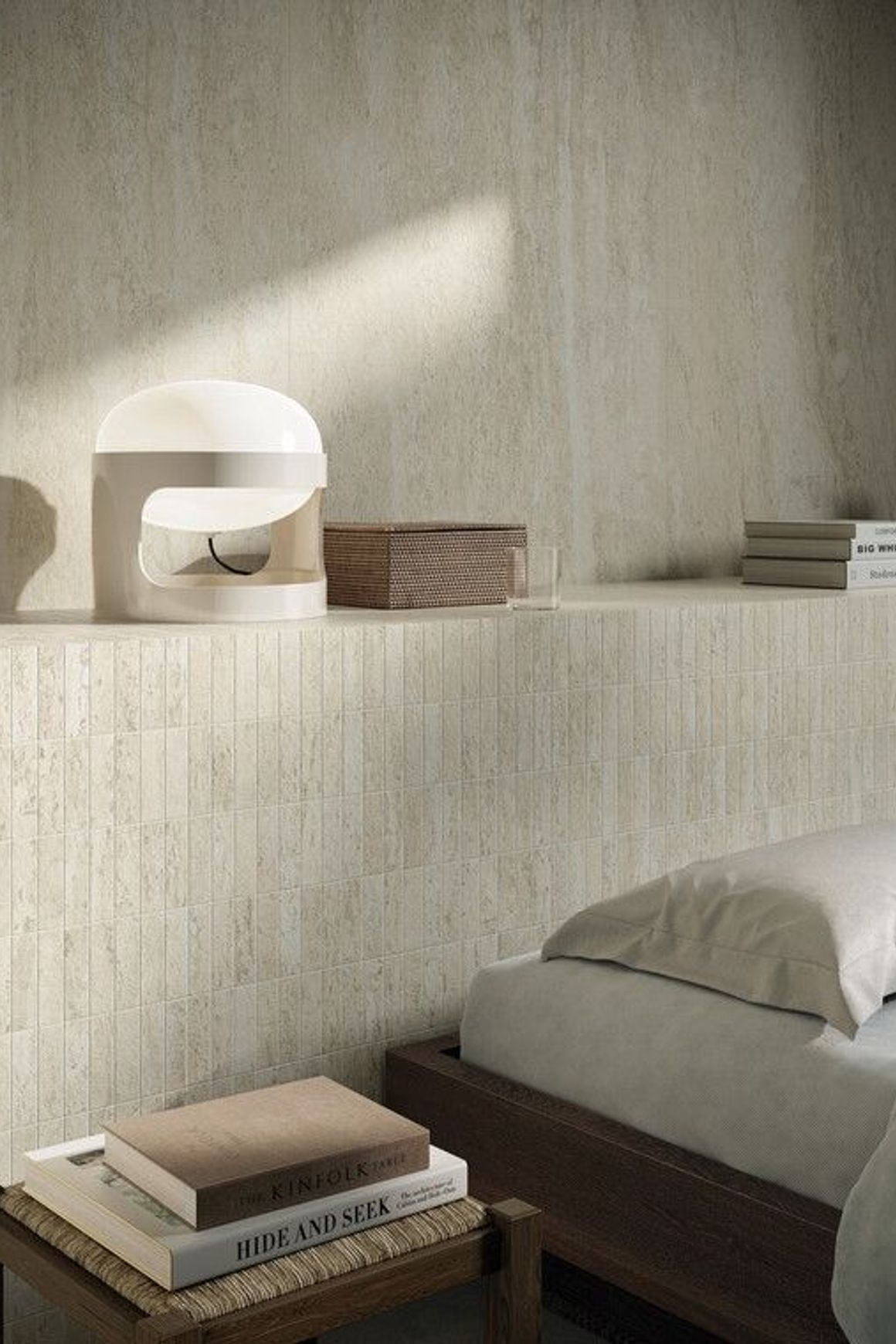 I Travertini Bianco Vein Cut Mosaic