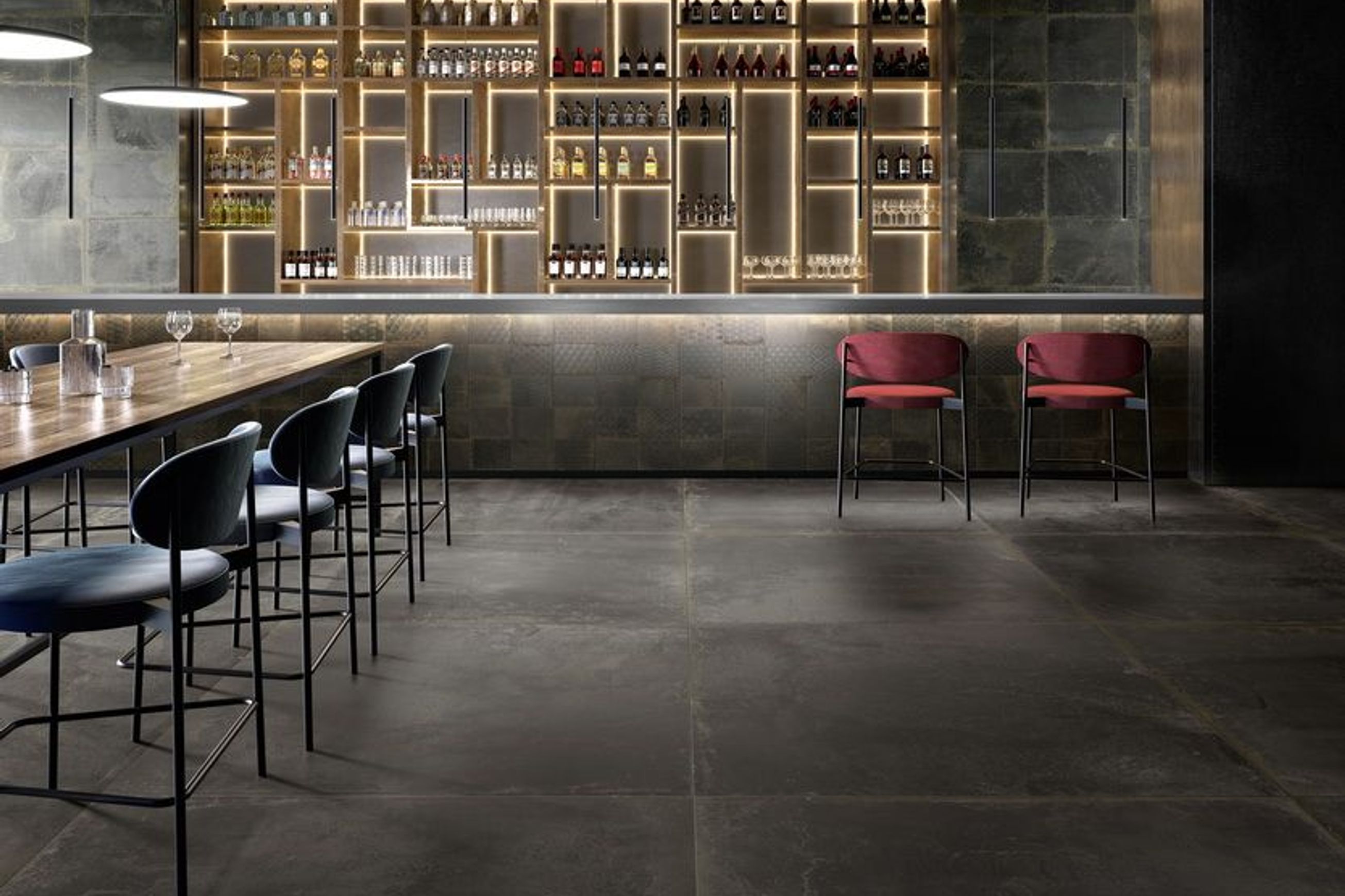Oxidart Black Floor & Wall Tiles